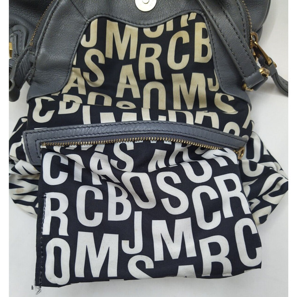 Marc By Marc Jacobs Gray Leather Zipper Flap Closure Small Crossbody Bag - Picture 12 of 16